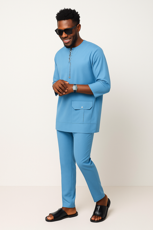 Azure Pulse – Men’s 2-Piece Set