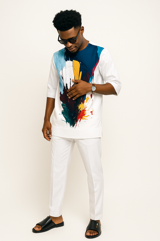 Paint Theory – Men’s Art-Inspired 2-Piece