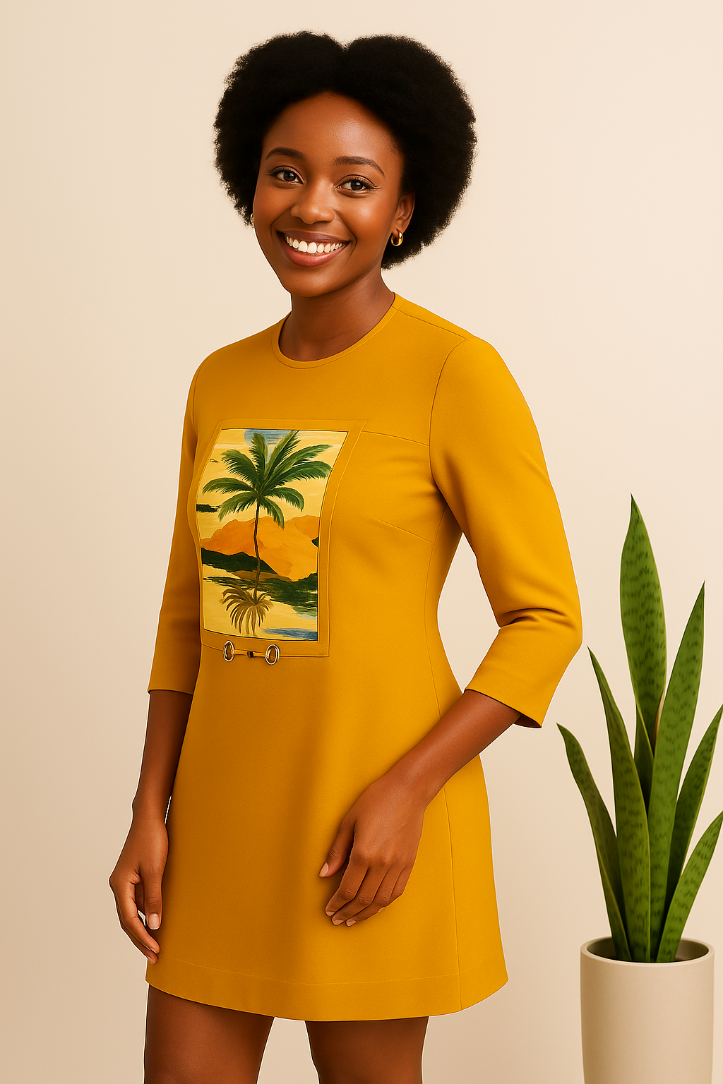 Women’s Mustard Yellow Dress