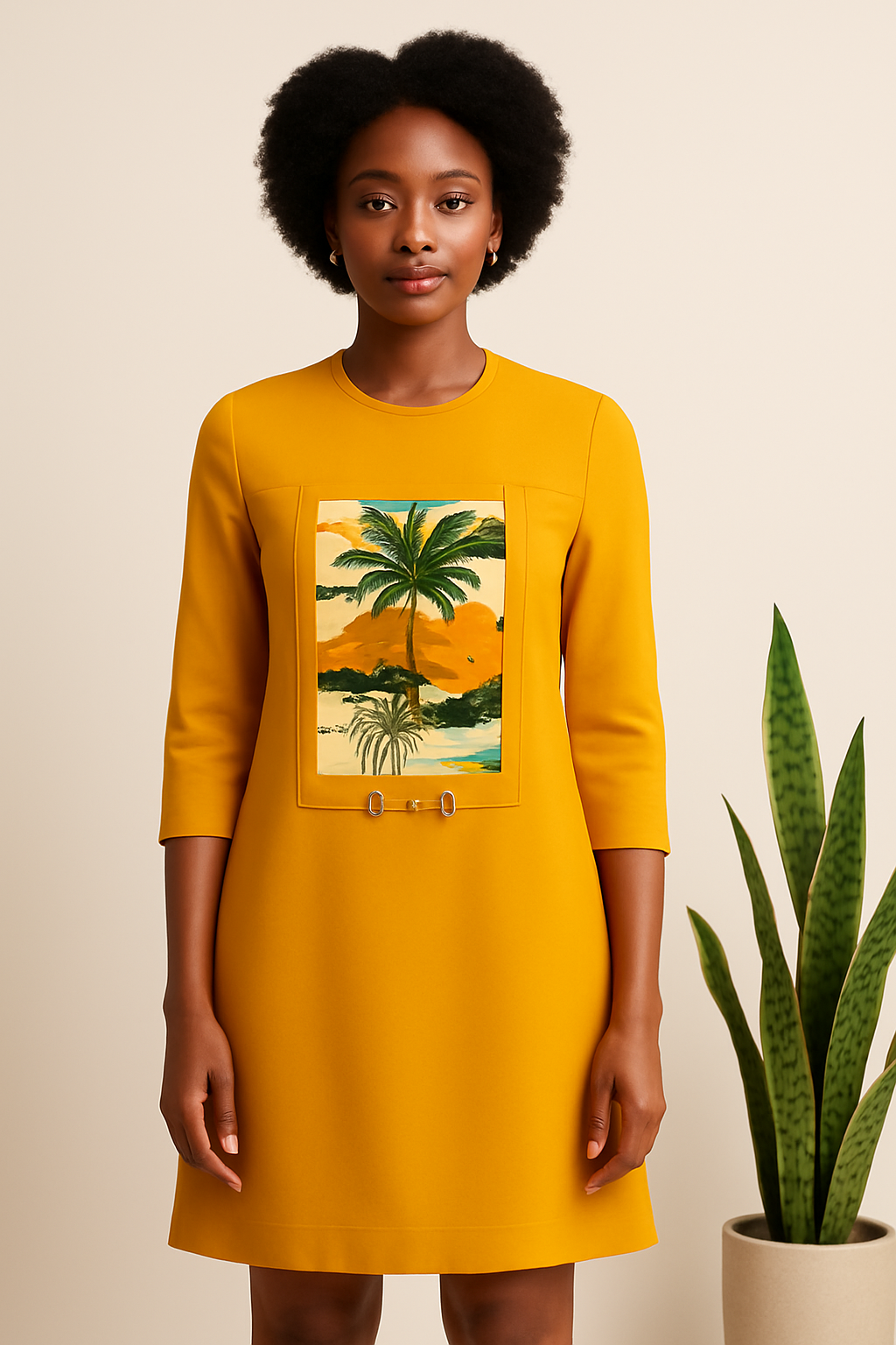 Women’s Mustard Yellow Dress
