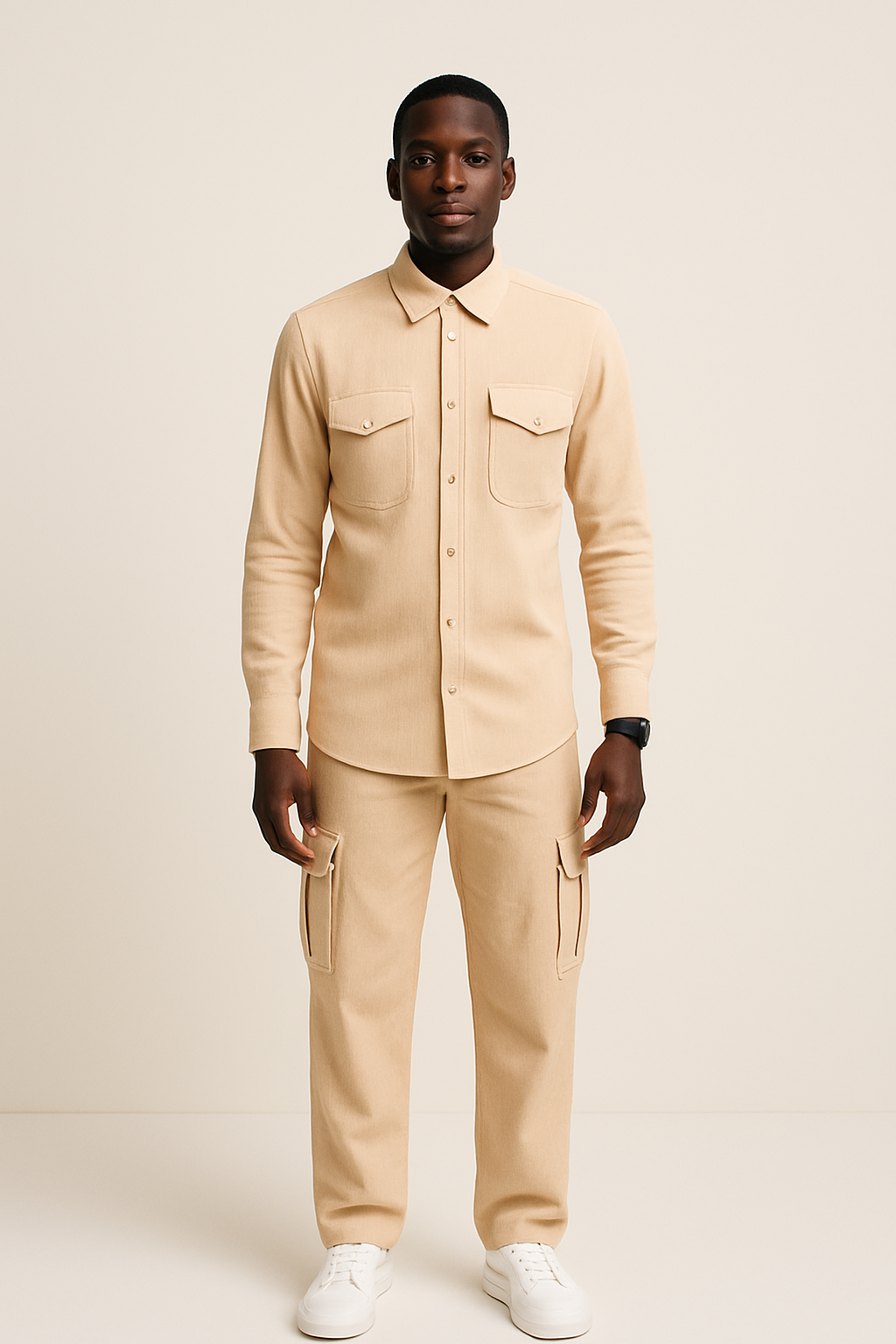 Urban Sand – Utility Shirt & Trouser Set